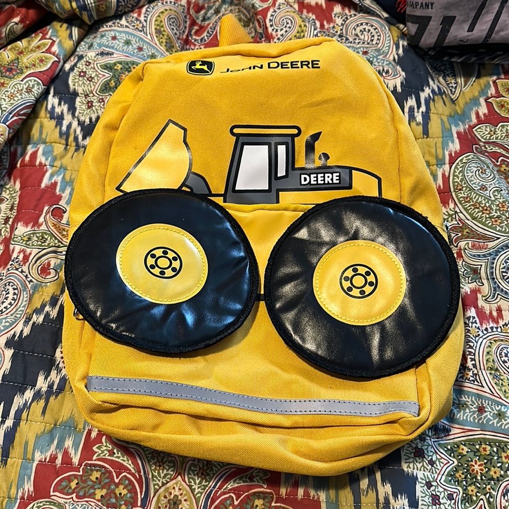 Toddlers John Deere backpack